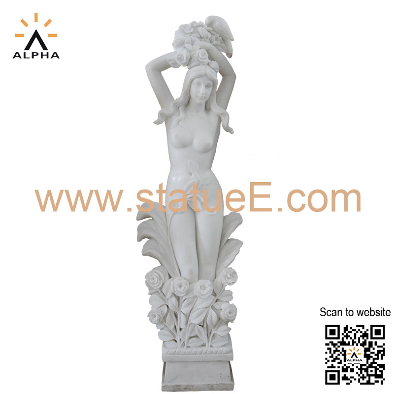 Flower garden statues